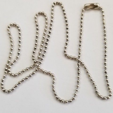 Sterling Silver Ball Link Chain