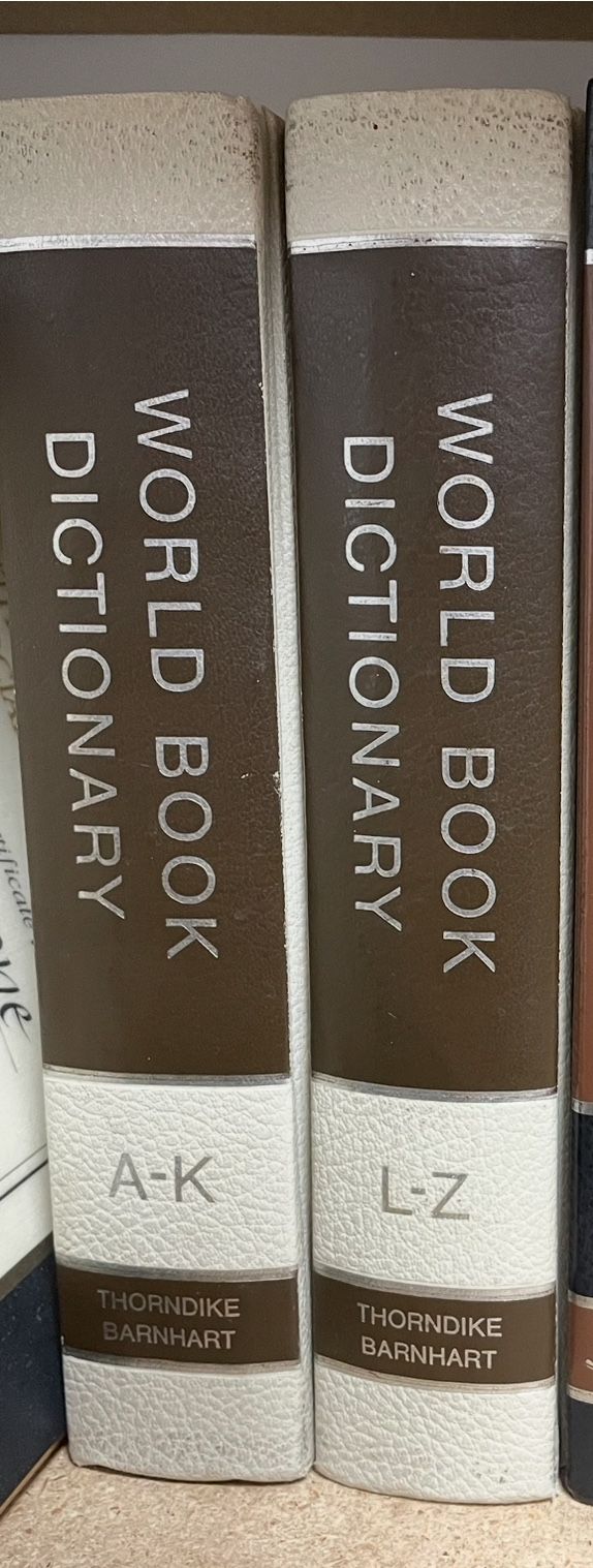 WORLD BOOK DICTIONARY Set