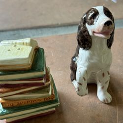 1994 Springer Spaniel Salt and Pepper Shaker