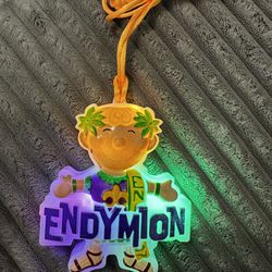 Endymion Light Up Jumbo Medallion Necklace NEW