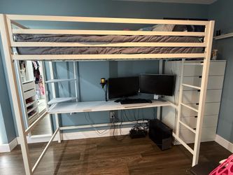 Twin loft bed