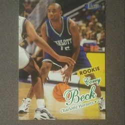 1997-98 Fleer Ultra Corey Beck Charlotte Hornets #241 Rookie Rc Basketball Card Vintage Collectible Sports NBA