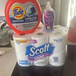 Jabón Tide, Papel Scoot 