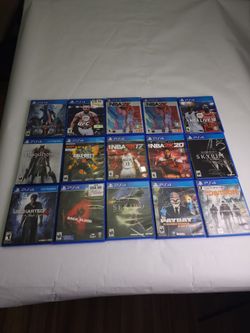 Lot of 15 PS4 Games – Action, Sports, Shooter & RPG Bundle – Great Condition!