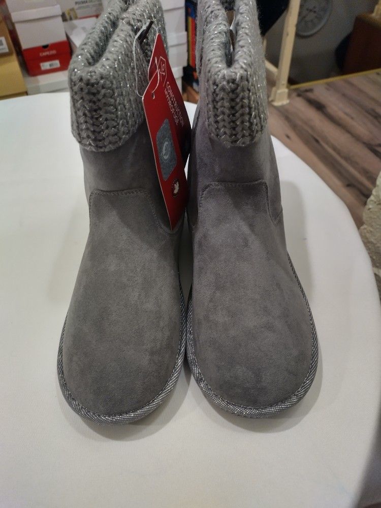 Canada Weathergear women's Boots Style Carmen Color Grey Size 6m