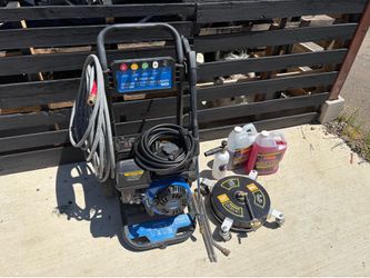 ROOMARK Gas Pressure Washer with Surface Cleaner & Foam Cannon