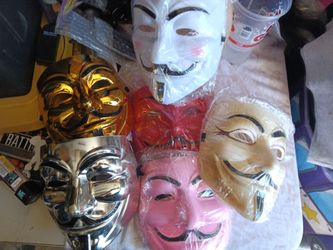 Anonymous masks many available