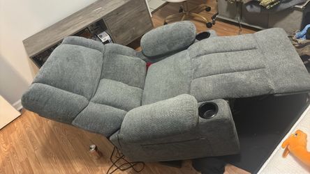 Massage and heat recliner