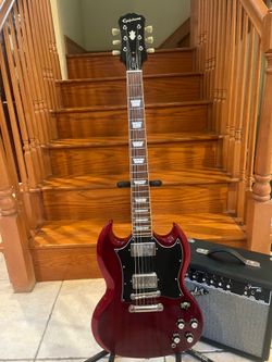 Epiphone SG Pro w/ Fender Amp