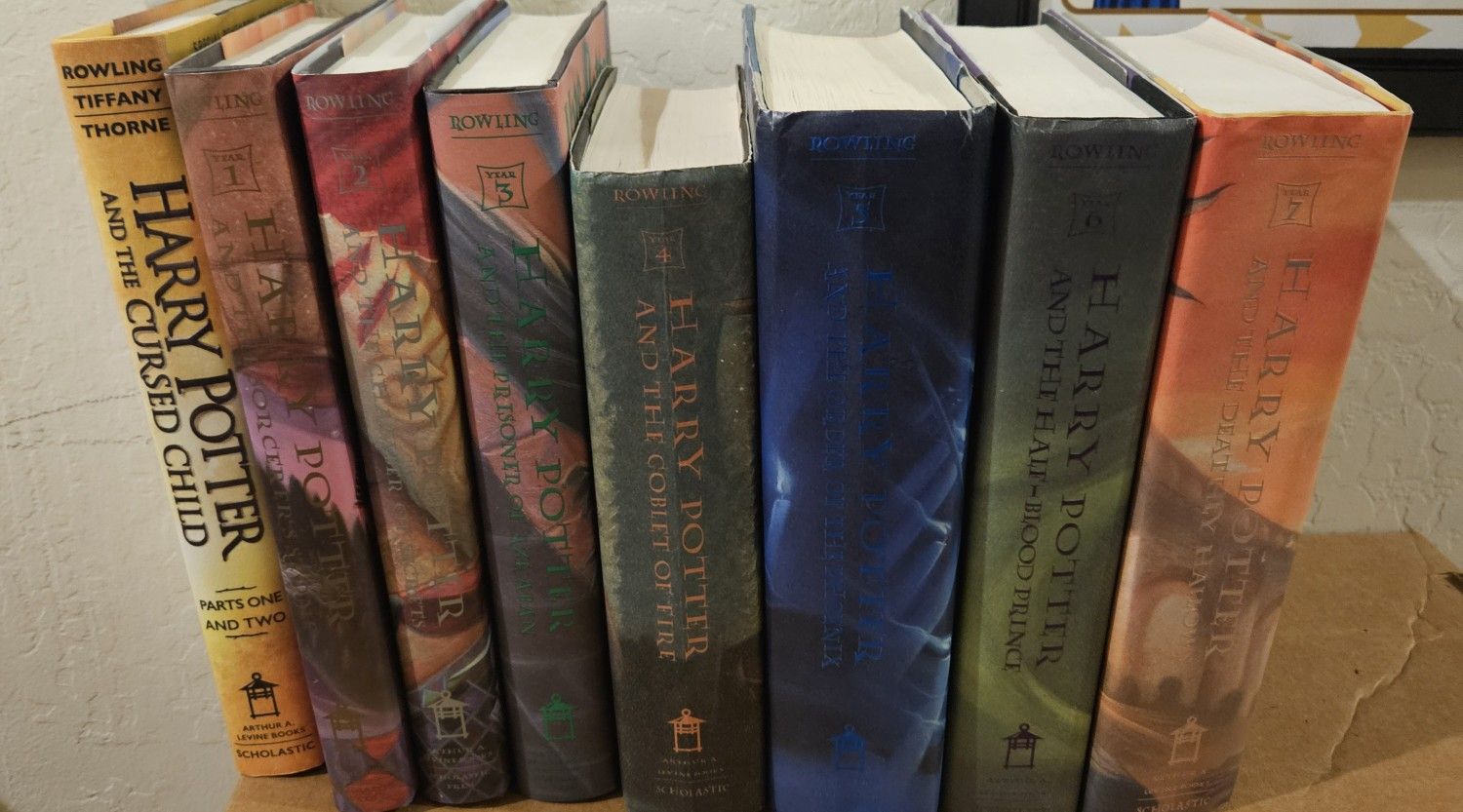 The Complete Set Of Harry Potter By J.K Rowling 