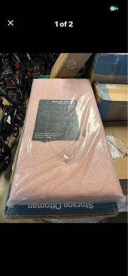 Pink storage ottoman new