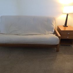 Full Size Futon - Mattress, Cover & Frame