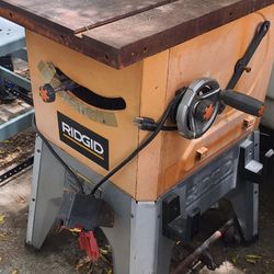 Free Ridgid Table Saw 