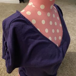 Express Size Extra Small XS Purple Shirt 