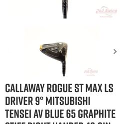 Callaway Rogue ST Max LS Driver
