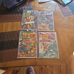 Iron man comic book captain america