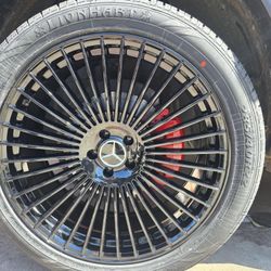 22" New Staggerd ROADFORCED RF35 Wheels & New Tires For MERCEDES BENZ GLE350 SUV 2023-2026 