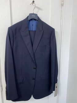 Dior Men's  Navy Two-Button Virgin Wool Suit Jacket and pants.Size 54R. Brand new