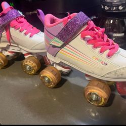 Pacer Comet Children's Roller Skate white Size Kids 3, Light Up Wheels