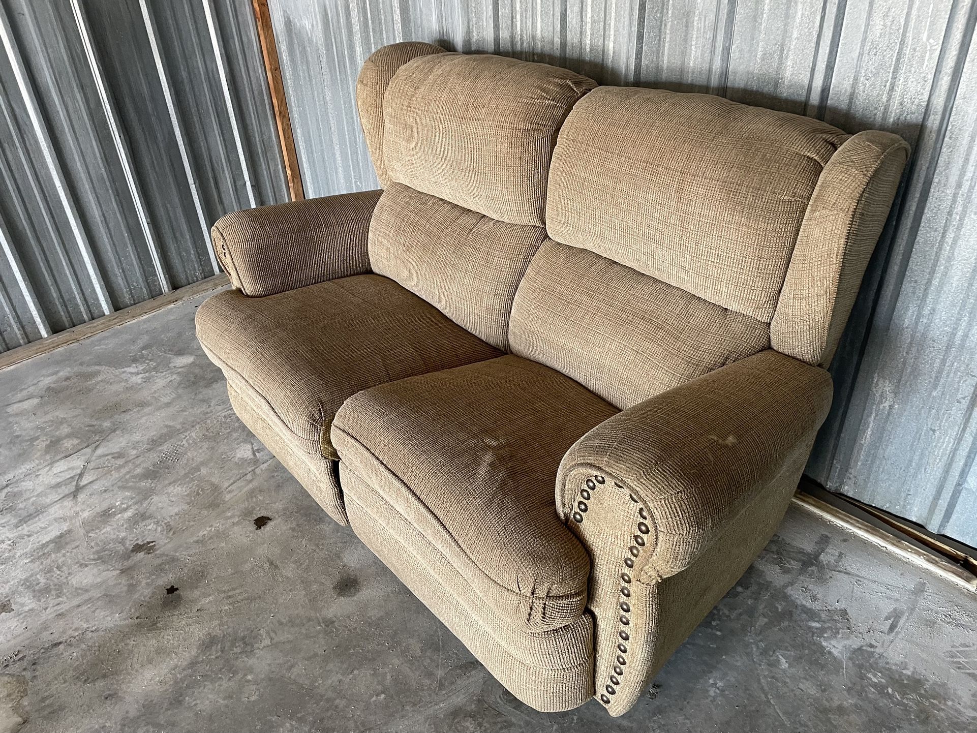 Recliner Couch Loveseat Available Excellent New Condition. Must Go This Week. Pick Up Only.