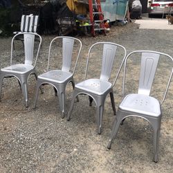 Dining Chairs  18 inches Tall  To The Set 