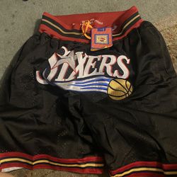 just don sixers shorts