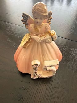 Josef Originals Age 15 Birthday Angel Figurine