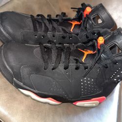 Jordan Retro 6s Black Infrared 