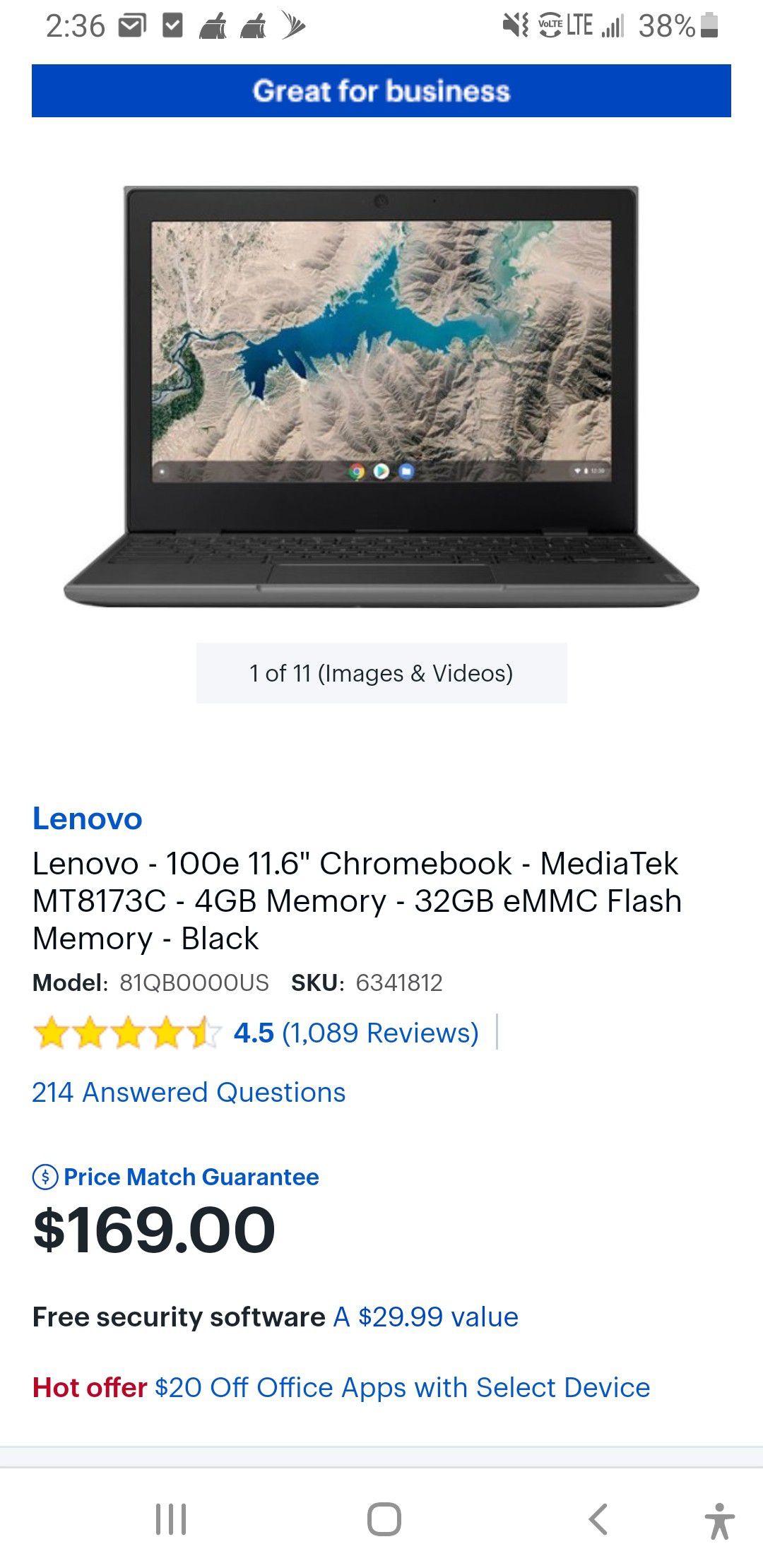 Lenovo 100e Laptop