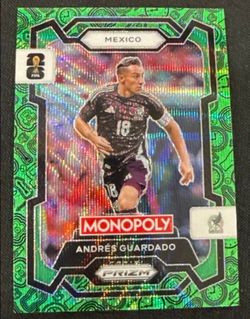 Andrés Guardado Panini Prizm Monopoly Green Trading Card