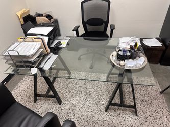 Office chairs and desk