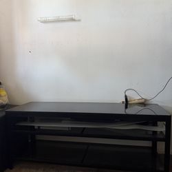 glass coffee table / tv stand