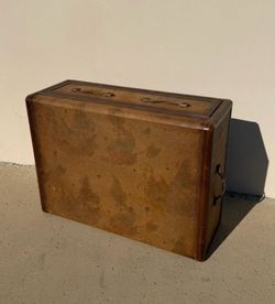 Vintage luggage coffee table