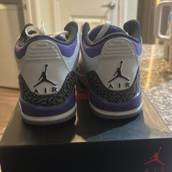 Jordan 3 Purple Haze. Size 4y