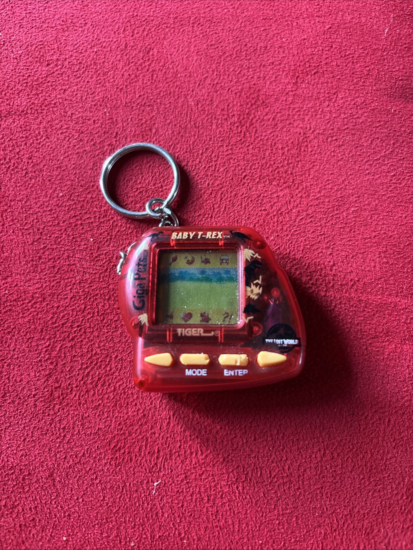 Giga Pets Baby T-Rex Jurassic Park: The Lost World by Tiger Electronics 1997.