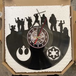 Star Wars Vinyl Clock