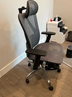 Adjustable lumbar support ergo chair