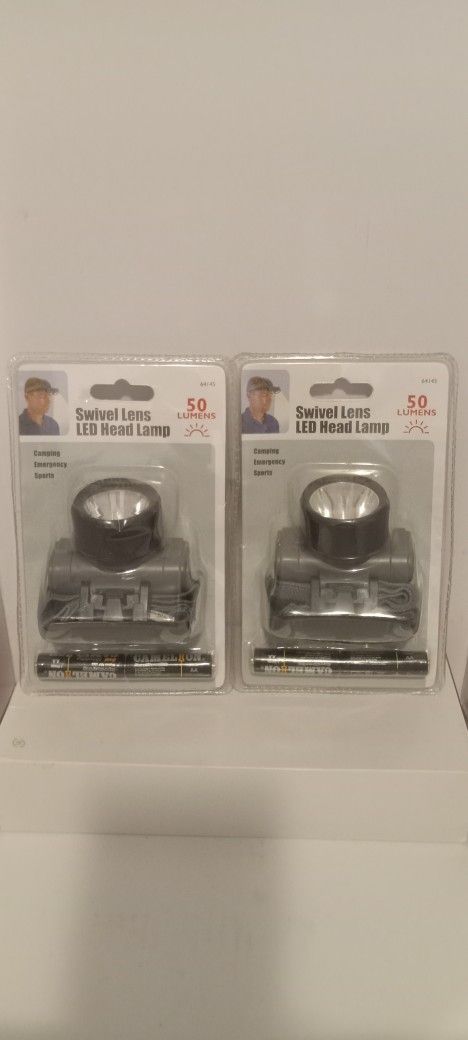 LED Swivel Lens Head Lamp. 2 For $5