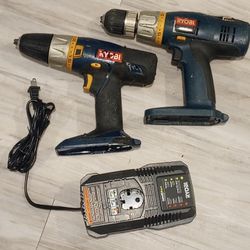Ryobi Charger And Drill 18Volt