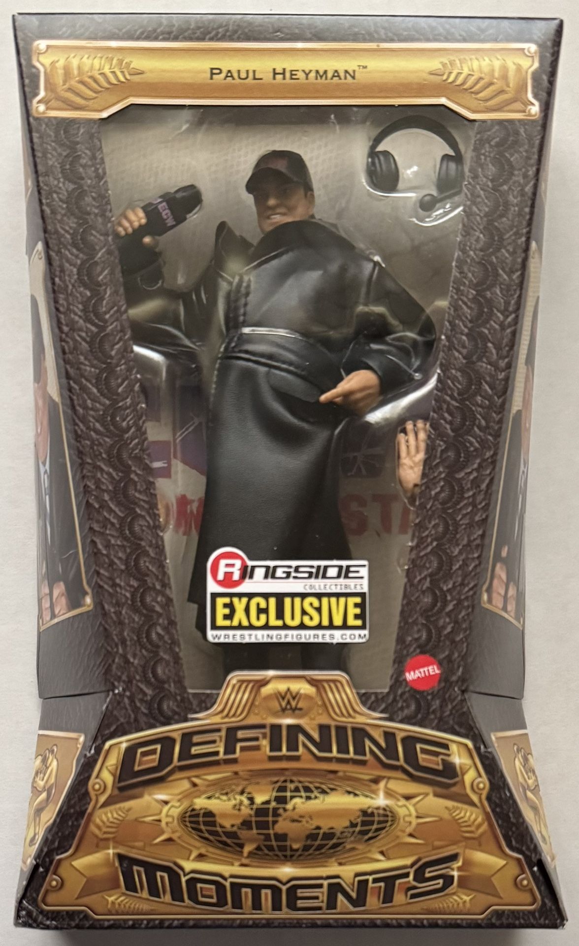 WWE Defining Moments ECW Paul Heyman Ringside Collectables Exclusive