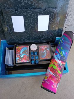 Pokémon MTG Yu-Gi-Oh cards found cleaning out a storage locker no offers no trades 75th Ave Indian School serious buyers only please