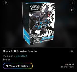 Pokémon Black Bolt Booster Bundle