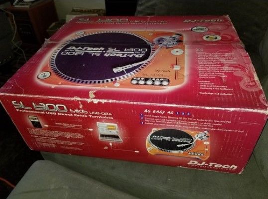 DJ Tech SL 1300 Mk6 Professional DJ Turntable (Brand New,Never Used)