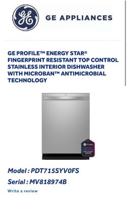 Brand new dishwasher unopened