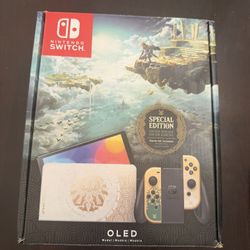 Nintendo Switch Zelda Edition, USED ONCE