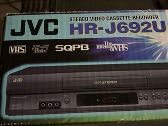 JVC HR-J692U VHS Hi-Fi Stereo Video Cassette Recorder  MISSING REMOTE
