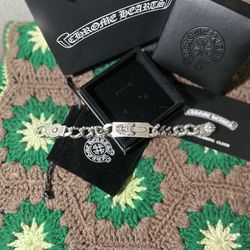 Chrome Hearts ID Fancy Dagger Link Bracelet