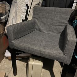IKEA Nils Chair with Armrests & extra black cover