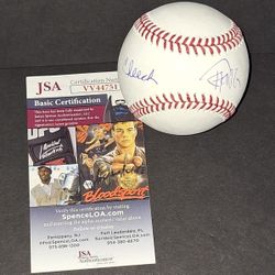 🔥Cheech and Chong autographed baseball JSA COA 🔥