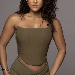 JLUX LABEL corset And skirt SET